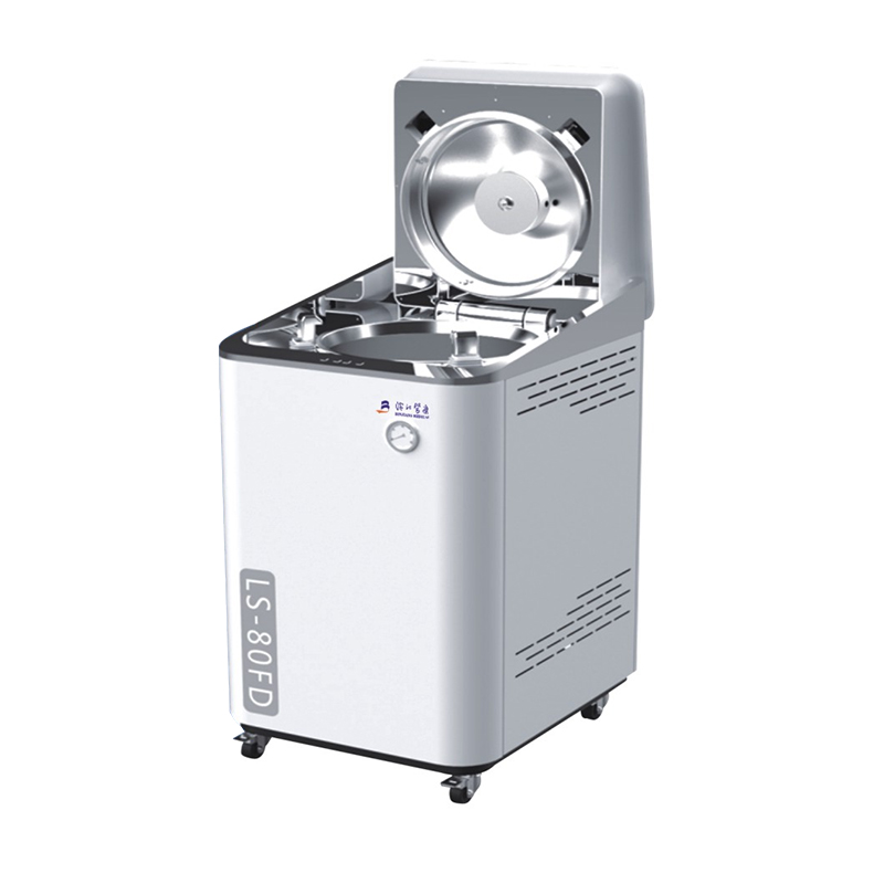 Automatischer vertikaler Dampfsterilisator mit Klappdeckel